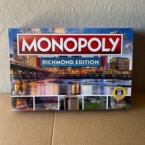 Monopoly Richmond Edition Board Game VA USA city New